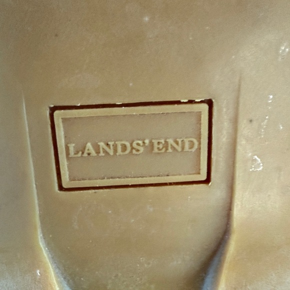 👍New Men’s Lands' End Dark Brown Leather Boots size 9.5 - Picture 9 of 12